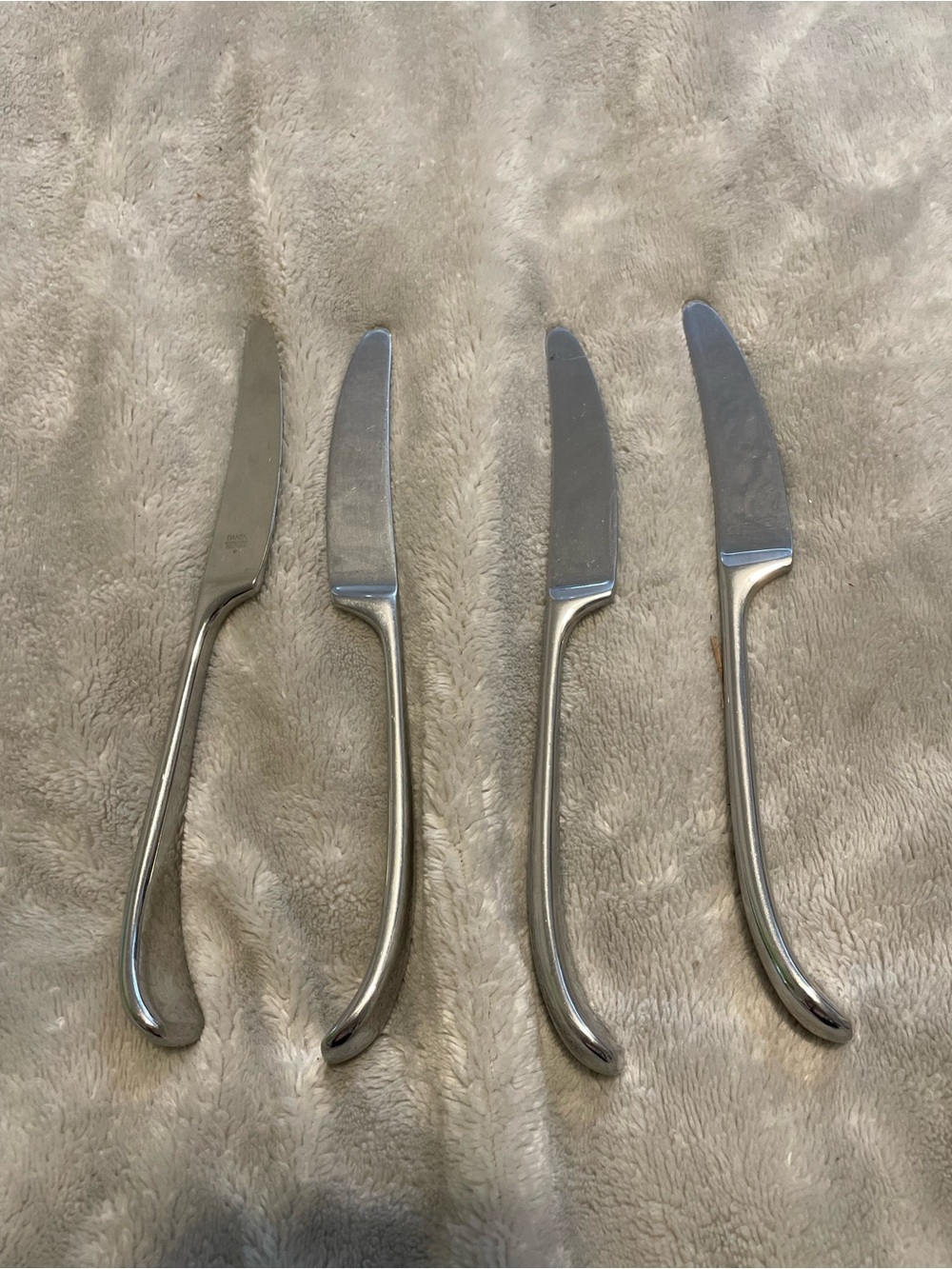 Stainless Steel Japan  Butter Knife Set - Silver
